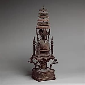 Reliquary in the Shape of a Stupa by Unknown Artist