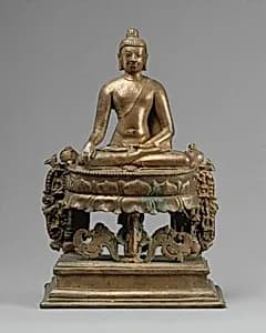 Lotus-Enthroned Buddha Akshobhya, the Transcendent Buddha by Unknown Artist