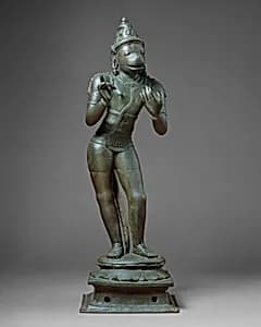 Hanuman Conversing by Unknown Artist