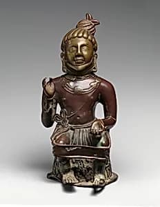 Seated Ascetic, Deified King, Agni (The God of Fire) by Unknown Artist