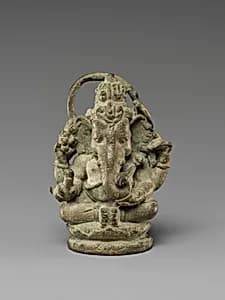 Seated Four-Armed Ganesha by Unknown Artist