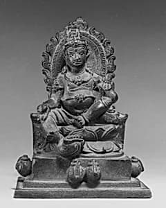 Seated Two-Armed Jambhala, the Buddhist God of Wealth by Unknown Artist