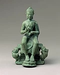 The Transcendent Buddha Vairochana (?) Seated in Western Fashion by Unknown Artist