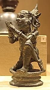 Top of a Bell in the Form of a Kneeling Demon by Unknown Artist
