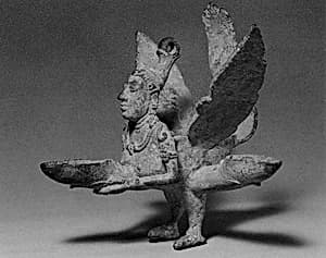 Hanging Lamp in the Form of a Kinnari by Unknown Artist