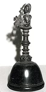 Bell with Seated Male Holding Vajra by Unknown Artist