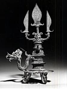 Miniature Trident with Naga by Unknown Artist