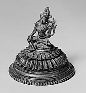 Seated Padmapani, the Lotus-Bearing Bodhisattva by Unknown Artist