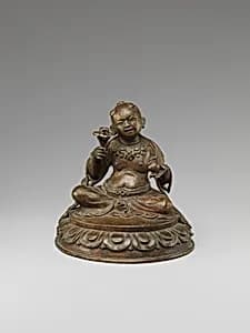 Youthful Manjushri on a Lotus Throne by Unknown Artist