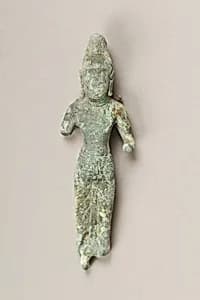 Fragment of a Small Standing Figure on Mount by Unknown Artist