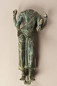 Fragment of a Standing Avalokiteshvara or Shiva by Unknown Artist