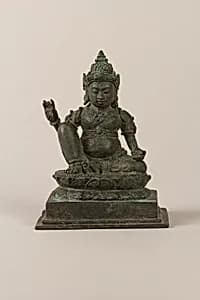 Fragment of a Seated Kubera(?) by Unknown Artist