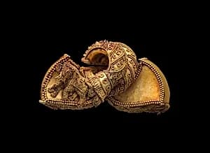 One from a Pair of Ear Ornaments (Prakaravapra Kundala) by Unknown Artist