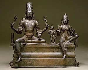 Shiva, Uma, and Their Son Skanda (Somaskandamurti) by Unknown Artist