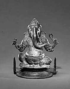 Seated Four-Armed Ganesha by Unknown Artist