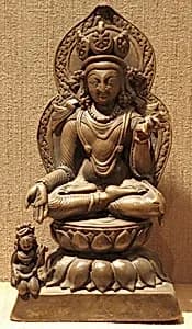 Crowned and Jeweled Buddha by Unknown Artist