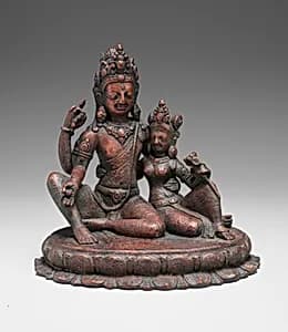Shiva Seated with Uma (Umamaheshvara) by Unknown Artist