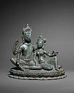 Shiva Seated with Parvati by Unknown Artist