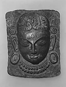 Relief Plaque of Hindu Deity, Probably Processional: Face of a Deity by Unknown Artist
