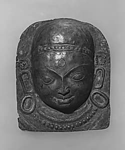 Relief Plaque of Hindu Deity, Probably Processional: Face of a Deity by Unknown Artist