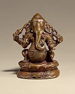 Seated Four-Armed Ganesha by Unknown Artist