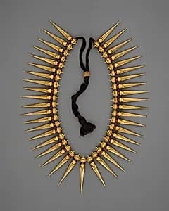 Jasmine Bud Necklace (Malligai Arumbu Malai) by Unknown Artist