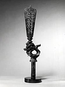 Halberd Head with Naga and Blade by Unknown Artist