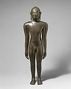Jain Digambara Tirthanhara Standing in Kayotsarga Meditation Posture by Unknown Artist