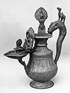 Sacrificial Vase or Lamp with Ladle (Arti) by Unknown Artist