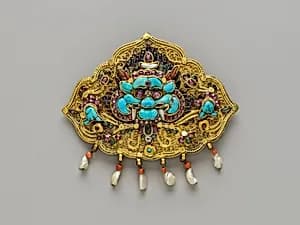Woman’s Brooch with Monster Mask by Unknown Artist