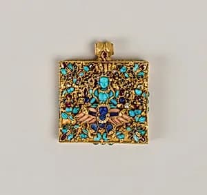 Amulet case with Vishnu Riding Garuda by Unknown Artist