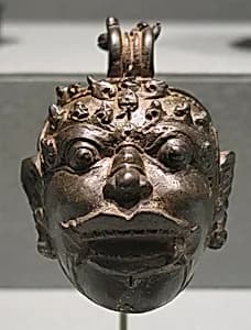 Pellet Bell in the Form of a Kala Head by Unknown Artist