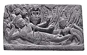 Vishnu Resting on the Serpent Shesha (Vishnu Anantashayin) by Unknown Artist