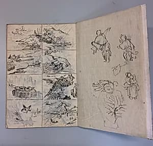 Brush and Ink Drawings after Life and Paintings by Unknown Artist