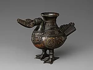 Vessel in the shape of a waterfowl (fuzun) by Unknown Artist