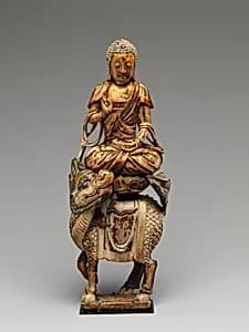 Buddha Shakyamuni with attendant bodhisattvas by Unknown Artist