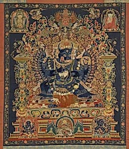 The Deity Vajrabhairava, Tantric Form of the Bodhisattva Manjushri by Unknown Artist