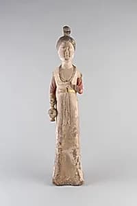 Standing Female Attendant by Unknown Artist