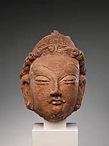 Head of a Bodhisattva by Unknown Artist