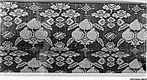 Sutra Cover with Peaches and Auspicious Symbols by Unknown Artist