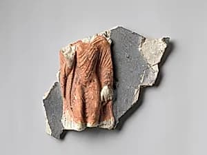 Fragment of a Halo with Buddha Figure by Unknown Artist