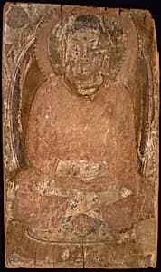 Buddha with a Halo and Flaming Body Mandorla by Unknown Artist