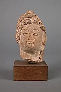 Head of a Bodhisattva by Unknown Artist