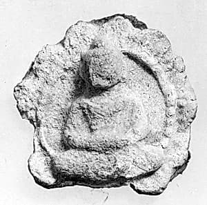 Relief of a Seated Buddha by Unknown Artist