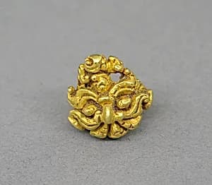 Rod Finial Clip with Makara Motif by Unknown Artist
