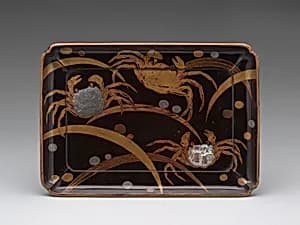 Tray for incense burner and utensils by Unknown Artist