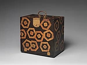 Cabinet with Design of Stylized Tortoiseshell Patterns by Unknown Artist