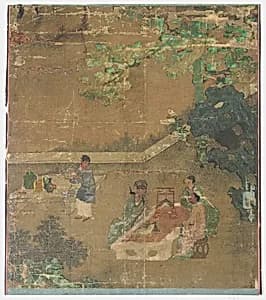 Examining Antiques at Literati Gathering by Wang Li Mu