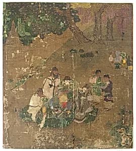 Examining Antiques at Literati Gathering by Wang Li Mu