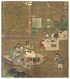 Examining Antiques at Literati Gathering by Wang Li Mu